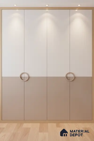 Ferrero 1C 01507 Desert Blush 8 ft x 4 ft High Gloss Finish 6H Anti Scratch Acrylic Laminate - 1.5 mm | Suitable for Living Room, Kitchen, Office
