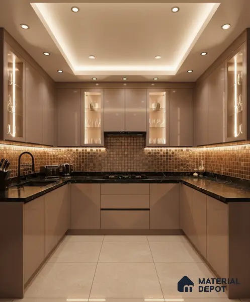 Ferrero 1C 01582 Faded Terracotta 8 ft x 4 ft High Gloss Finish 6H Anti Scratch Acrylic Laminate - 1.5 mm | Suitable for Living Room, Kitchen, Office