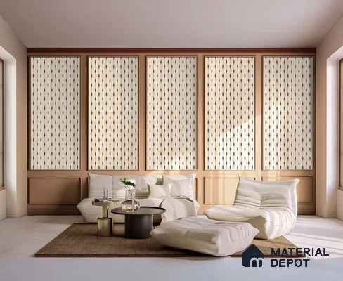 Merino 85113 LNN Sutra 8 ft x 4 ft Linen Finish Sampada Decorative Laminate - 1 mm | Suitable for TV Unit, Wardrobe, Kitchen Cabinets