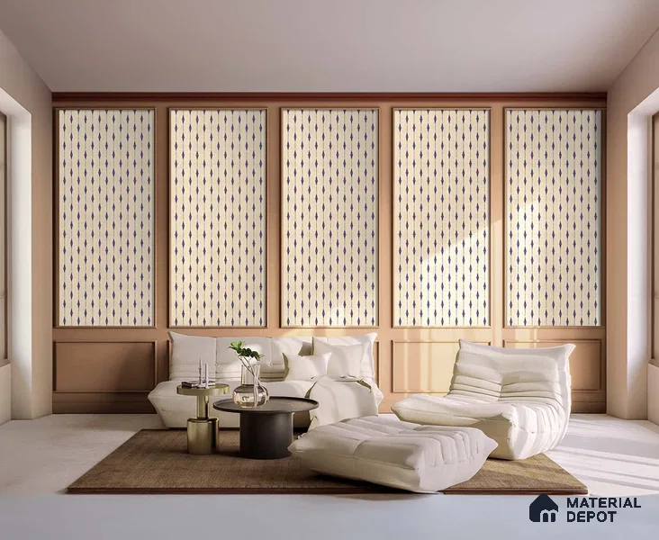 Merino 85113 LNN Sutra 8 ft x 4 ft Linen Finish Sampada Decorative Laminate - 1 mm | Suitable for TV Unit, Wardrobe, Kitchen Cabinets