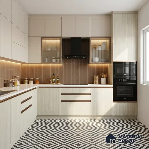 Wooden Look LM 13840 Tundra Forest 8 ft x 4 ft Matte Finish Decorative Laminate - 1 mm | Suitable for TV Unit, Wardrobe, Kitchen Cabinets
