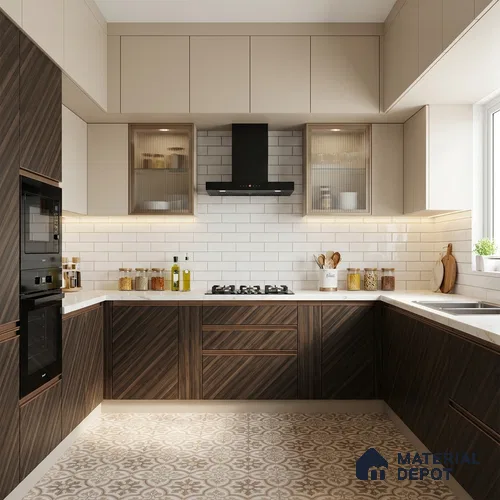 Wooden Look LM 13872 8 ft x 4 ft Matte Finish Decorative Laminate - 1 mm | Suitable for TV Unit, Wardrobe, Kitchen Cabinets
