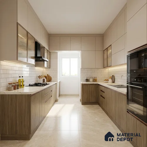 Wooden Look LM 13880 8 ft x 4 ft Matte Finish Decorative Laminate - 1 mm | Suitable for TV Unit, Wardrobe, Kitchen Cabinets