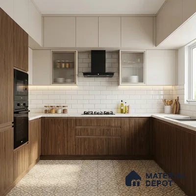 Wooden Look LM 13890 Russel Gris 8 ft x 4 ft Texture Finish Decorative Laminate - 1 mm | Suitable for TV Unit, Wardrobe, Kitchen Cabinets