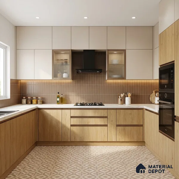 Wooden Look LM 13893 Classiac Cedar 8 ft x 4 ft Texture Finish Decorative Laminate - 1 mm | Suitable for TV Unit, Wardrobe, Kitchen Cabinets