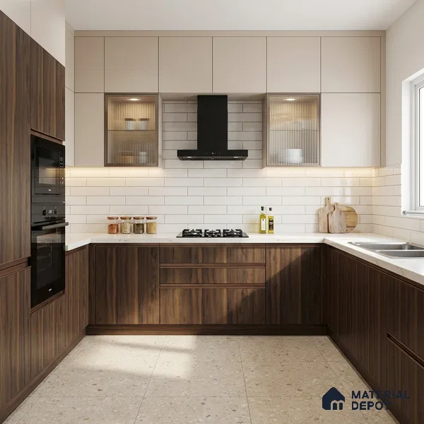 Wooden Look LM 13903 8 ft x 4 ft Texture Finish Decorative Laminate - 1 mm | Suitable for TV Unit, Wardrobe, Kitchen Cabinets
