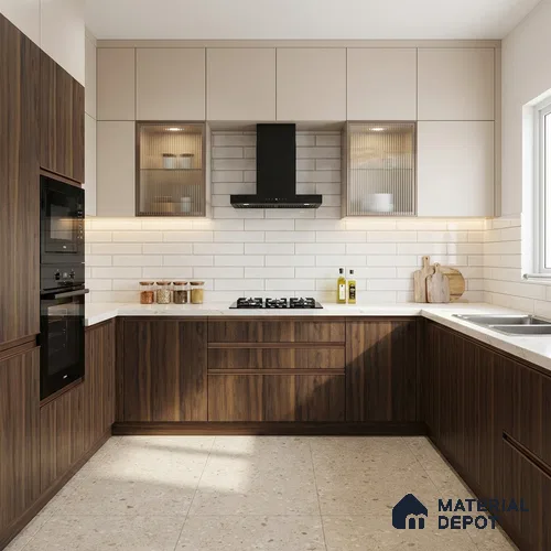Wooden Look LM 13903 8 ft x 4 ft Texture Finish Decorative Laminate - 1 mm | Suitable for TV Unit, Wardrobe, Kitchen Cabinets