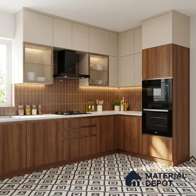 Wooden Look LM 13907 8 ft x 4 ft Texture Finish Decorative Laminate - 1 mm | Suitable for TV Unit, Wardrobe, Kitchen Cabinets