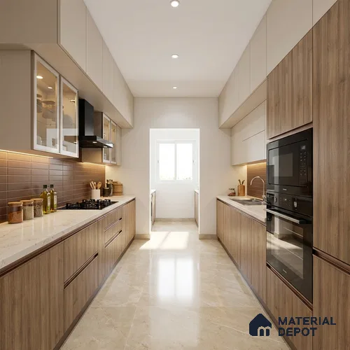 Wooden Look LM 13910 8 ft x 4 ft Texture Finish Decorative Laminate - 1 mm | Suitable for TV Unit, Wardrobe, Kitchen Cabinets