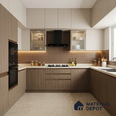 Wooden Look LM 13920 Tropical Omto Maple 8 ft x 4 ft Texture Finish Decorative Laminate - 1 mm | Suitable for TV Unit, Wardrobe, Kitchen Cabinets