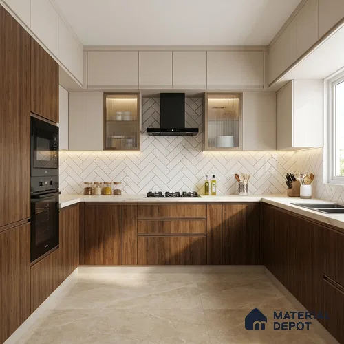 Wooden Look LM 13923 8 ft x 4 ft Texture Finish Decorative Laminate - 1 mm | Suitable for TV Unit, Wardrobe, Kitchen Cabinets