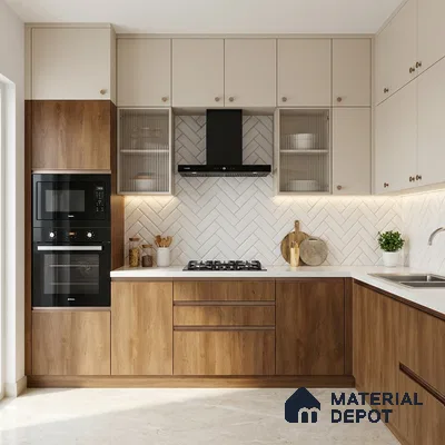 Wooden Look LM 13925 8 ft x 4 ft Texture Finish Decorative Laminate - 1 mm | Suitable for TV Unit, Wardrobe, Kitchen Cabinets