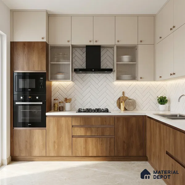 Wooden Look LM 13925 8 ft x 4 ft Texture Finish Decorative Laminate - 1 mm | Suitable for TV Unit, Wardrobe, Kitchen Cabinets