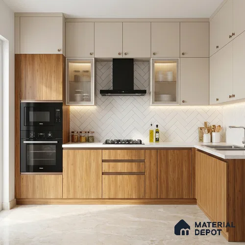 Wooden Look LM 13926 8 ft x 4 ft Texture Finish Decorative Laminate - 1 mm | Suitable for TV Unit, Wardrobe, Kitchen Cabinets