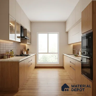 Wooden Look LM 13928 8 ft x 4 ft Texture Finish Decorative Laminate - 1 mm | Suitable for TV Unit, Wardrobe, Kitchen Cabinets