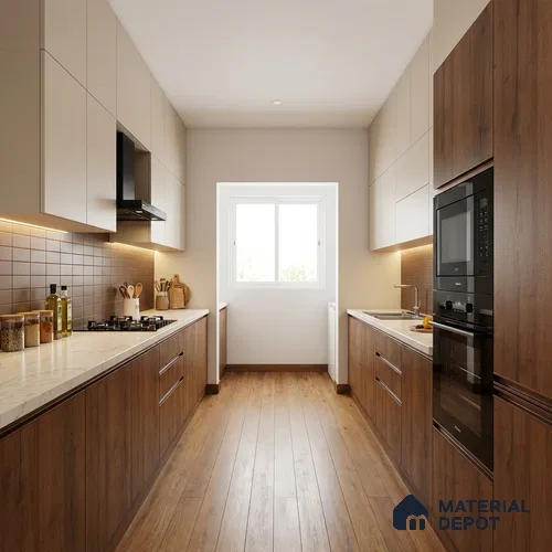 Wooden Look LM 13930 8 ft x 4 ft Texture Finish Decorative Laminate - 1 mm | Suitable for TV Unit, Wardrobe, Kitchen Cabinets