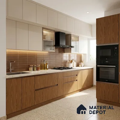 Wooden Look LM 13932 Majestic Oak 8 ft x 4 ft Matte Finish Decorative Laminate - 1 mm | Suitable for TV Unit, Wardrobe, Kitchen Cabinets