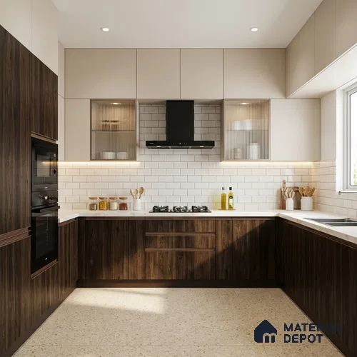 Wooden Look LM 13938 8 ft x 4 ft Texture Finish Decorative Laminate - 1 mm | Suitable for TV Unit, Wardrobe, Kitchen Cabinets