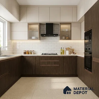 Wooden Look LM 13940 8 ft x 4 ft Texture Finish Decorative Laminate - 1 mm | Suitable for TV Unit, Wardrobe, Kitchen Cabinets