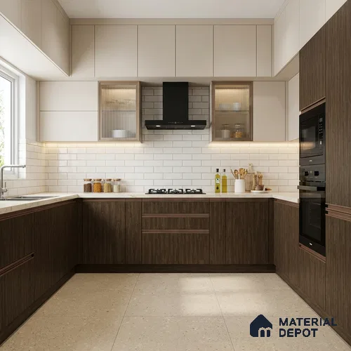 Wooden Look LM 13940 8 ft x 4 ft Texture Finish Decorative Laminate - 1 mm | Suitable for TV Unit, Wardrobe, Kitchen Cabinets