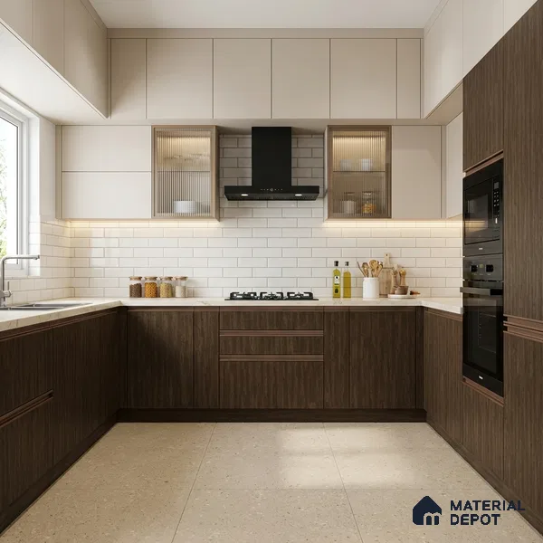 Wooden Look LM 13940 8 ft x 4 ft Texture Finish Decorative Laminate - 1 mm | Suitable for TV Unit, Wardrobe, Kitchen Cabinets