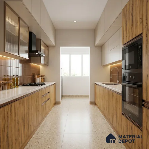 Wooden Look LM 13942 8 ft x 4 ft Texture Finish Decorative Laminate - 1 mm | Suitable for TV Unit, Wardrobe, Kitchen Cabinets