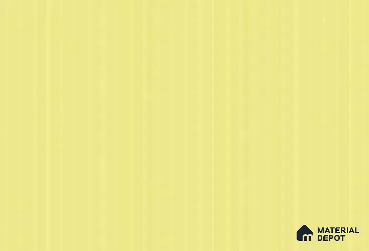 Pastel Yellow Merino 22157 FLT Gladiola 8 ft x 4 ft Fluted Solid Color Finish Decorative Laminate - 1 mm | Suitable for TV Unit, Wardrobe, Kitchen Cabinets