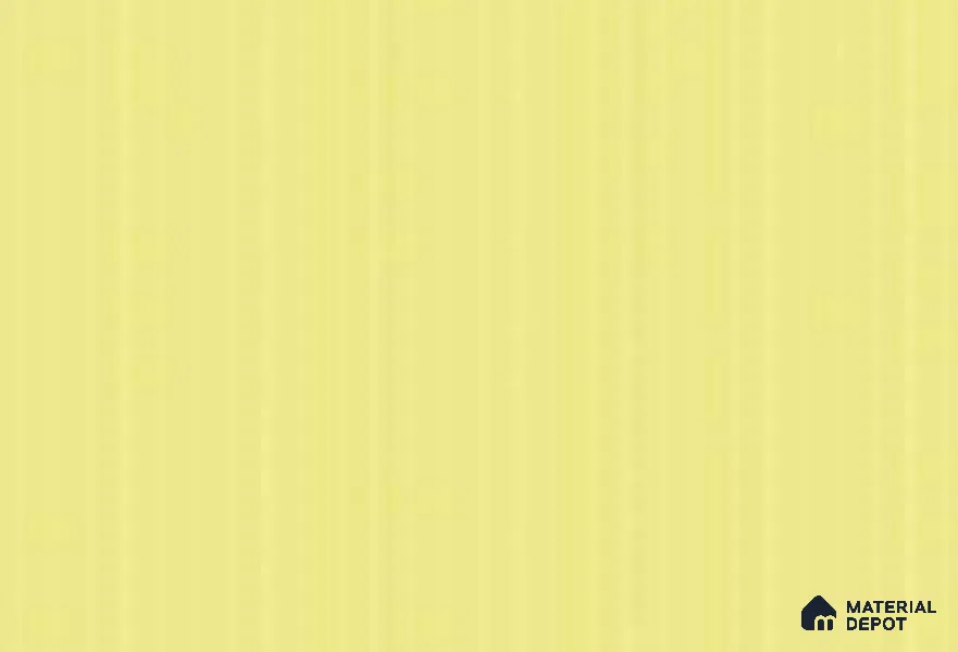 Pastel Yellow Merino 22157 FLT Gladiola 8 ft x 4 ft Fluted Solid Color Finish Decorative Laminate - 1 mm | Suitable for TV Unit, Wardrobe, Kitchen Cabinets