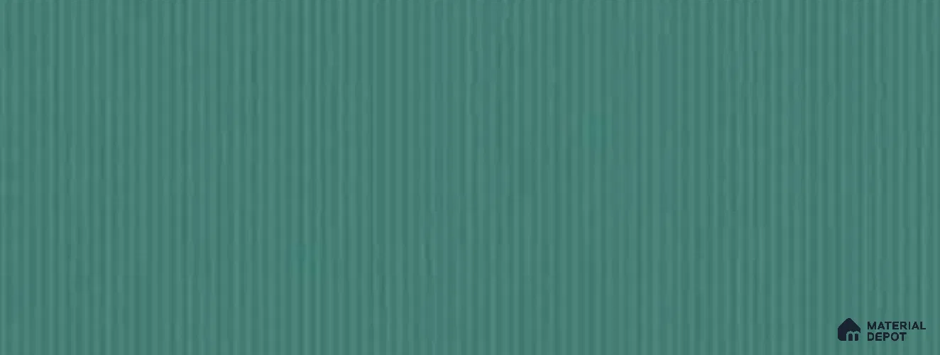 Tropical Teal Merino 22062 VL Tropical Blue 8 ft x 4 ft Fluted Solid Color Finish Decorative Laminate - 1 mm | Suitable for TV Unit, Wardrobe, Kitchen Cabinets