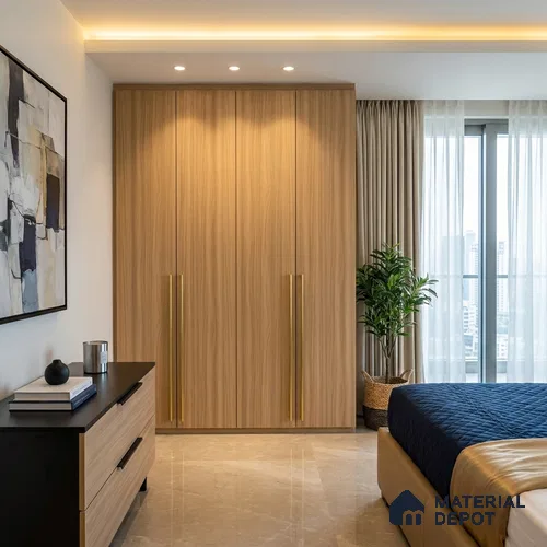 Wooden Look LM 15523 Himalayan Pine 8 ft x 4 ft Matte Finish Decorative Laminate - 1 mm | Suitable for TV Unit, Wardrobe, Kitchen Cabinets