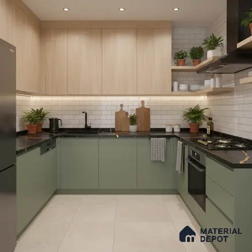 Wooden Look LM 15529 Naturalistic Oak 8 ft x 4 ft Matte Finish Decorative Laminate - 1 mm | Suitable for TV Unit, Wardrobe, Kitchen Cabinets