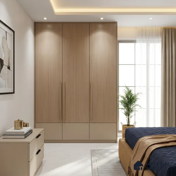 Wooden Look LM 15540 Moore Honey 8 ft x 4 ft Matte Finish Decorative Laminate - 1 mm | Suitable for TV Unit, Wardrobe, Kitchen Cabinets