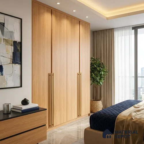 Wooden Look LM 15544 Jeremy Wood 8 ft x 4 ft Matte Finish Decorative Laminate - 1 mm | Suitable for TV Unit, Wardrobe, Kitchen Cabinets