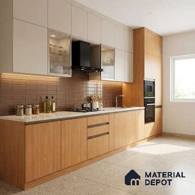 Wooden Look LM 15544 Jeremy Wood 8 ft x 4 ft Matte Finish Decorative Laminate - 1 mm | Suitable for TV Unit, Wardrobe, Kitchen Cabinets