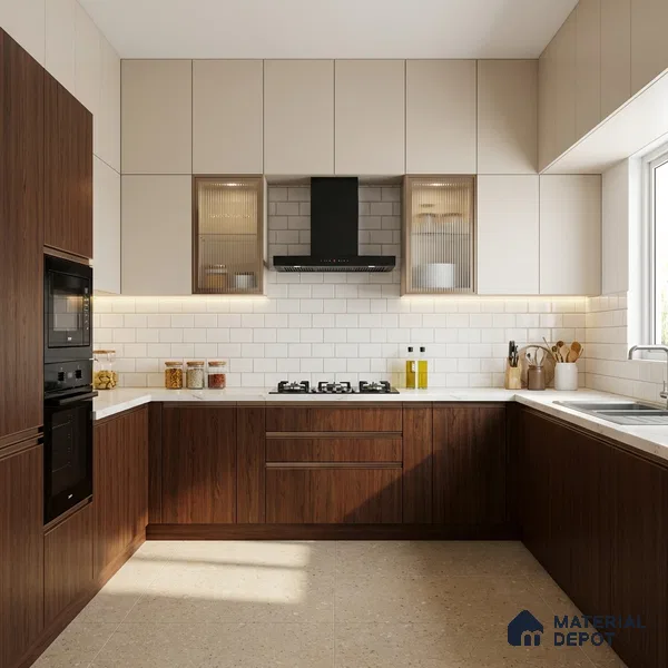 Wooden Look LM 15548 Dalbergia Sisso 8 ft x 4 ft Matte Finish Decorative Laminate - 1 mm | Suitable for TV Unit, Wardrobe, Kitchen Cabinets