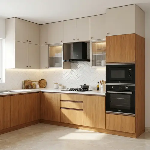 Wooden Look LM 15552 Italian Teak 8 ft x 4 ft Matte Finish Decorative Laminate - 1 mm | Suitable for TV Unit, Wardrobe, Kitchen Cabinets