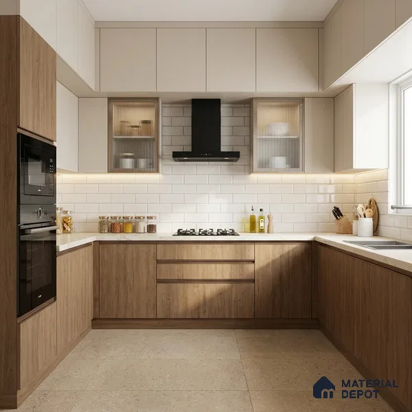 Wooden Look LM 15553 American Spruce 8 ft x 4 ft Matte Finish Decorative Laminate - 1 mm | Suitable for TV Unit, Wardrobe, Kitchen Cabinets
