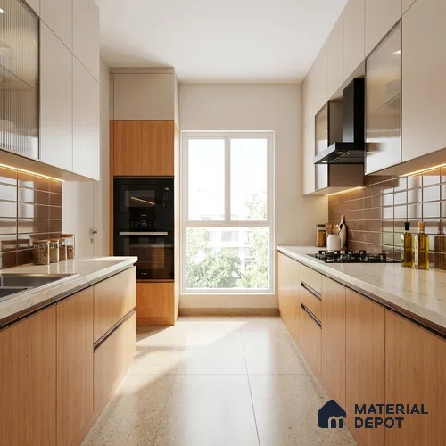 Wooden Look LM 15556 Jeremy Wood 8 ft x 4 ft Matte Finish Decorative Laminate - 1 mm | Suitable for TV Unit, Wardrobe, Kitchen Cabinets