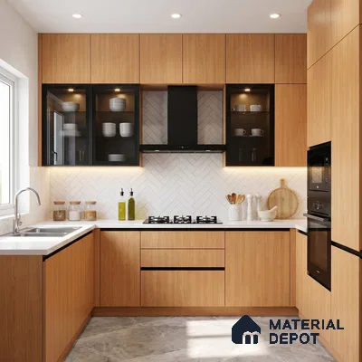 Wooden Look LM 15556 Jeremy Wood 8 ft x 4 ft Matte Finish Decorative Laminate - 1 mm | Suitable for TV Unit, Wardrobe, Kitchen Cabinets