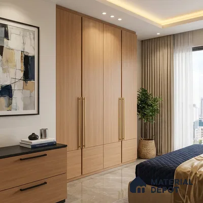 Wooden Look LM 15563 Calandis Oak 8 ft x 4 ft Matte Finish Decorative Laminate - 1 mm | Suitable for TV Unit, Wardrobe, Kitchen Cabinets