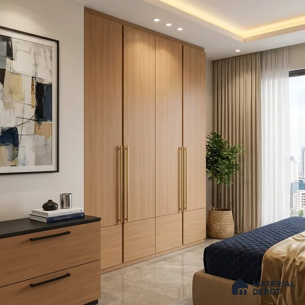Wooden Look LM 15563 Calandis Oak 8 ft x 4 ft Matte Finish Decorative Laminate - 1 mm | Suitable for TV Unit, Wardrobe, Kitchen Cabinets