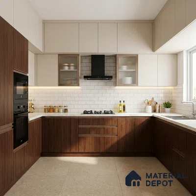 Wooden Look LM 15580 Dalbergia Sisso 8 ft x 4 ft Suede Finish Decorative Laminate - 1 mm | Suitable for TV Unit, Wardrobe, Kitchen Cabinets