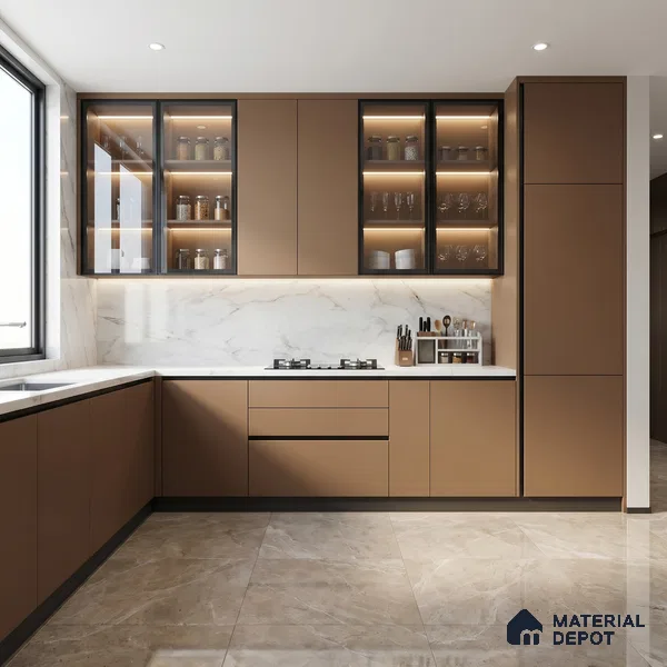 Solid Colors Look LM 19239 Coral 8 ft x 4 ft Matte Finish Decorative Laminate - 1 mm | Suitable for Living Room, Kitchen, Office