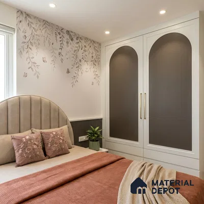 Solid Colors Look LM 19241 Coffee Foam 8 ft x 4 ft Matte Finish Decorative Laminate - 1 mm | Suitable for Living Room, Kitchen, Office