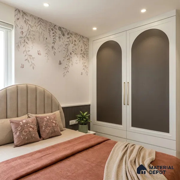 Solid Colors Look LM 19241 Coffee Foam 8 ft x 4 ft Matte Finish Decorative Laminate - 1 mm | Suitable for Living Room, Kitchen, Office