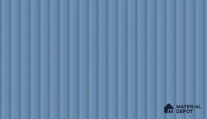 Matte Navy Blue Fluted Solid Color LM 19432 Navy Matte Finish 8 ft x 4 ft Matte Finish Decorative Laminate - 1 mm | Suitable for TV Unit,Wardrobe, Kitchen Cabinets