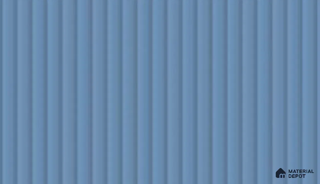 Matte Navy Blue Fluted Solid Color LM 19432 Navy Matte Finish 8 ft x 4 ft Matte Finish Decorative Laminate - 1 mm | Suitable for TV Unit,Wardrobe, Kitchen Cabinets