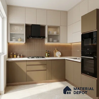 Wooden Look LM 20079 8 ft x 4 ft Texture Finish Decorative Laminate - 1 mm | Suitable for TV Unit, Wardrobe, Kitchen Cabinets