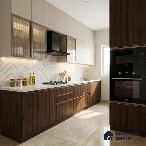 Wooden Look LM 20978 Urban Veneer 8 ft x 4 ft Super Matte Finish Decorative Laminate - 1 mm | Suitable for TV Unit, Wardrobe, Kitchen Cabinets