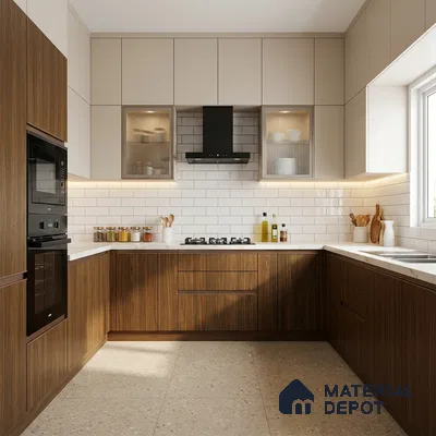Wooden Look LM 20997 8 ft x 4 ft Matte Finish Decorative Laminate - 1 mm | Suitable for TV Unit, Wardrobe, Kitchen Cabinets